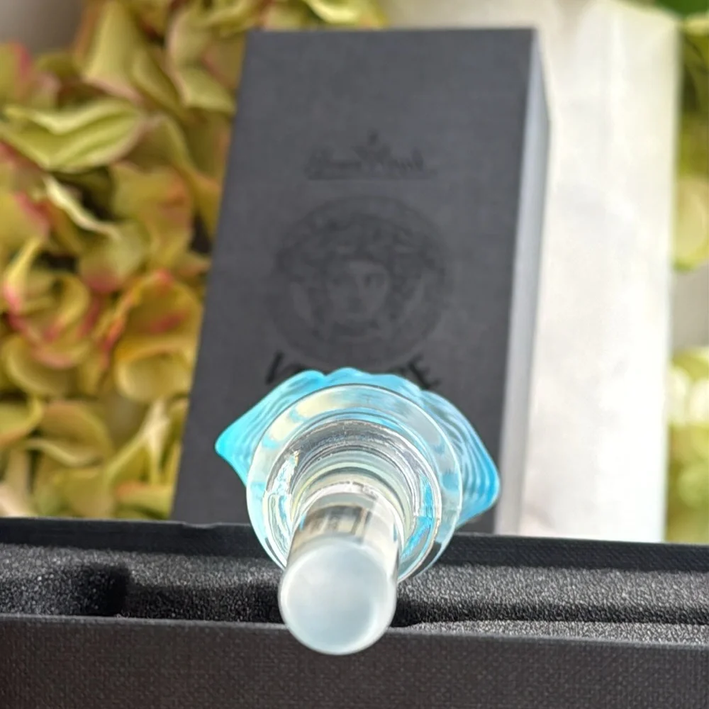 NIB! Versace Rosenthal Crystal Wine Stopper